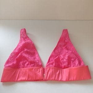 Free people intimately Hot pink lace bralette